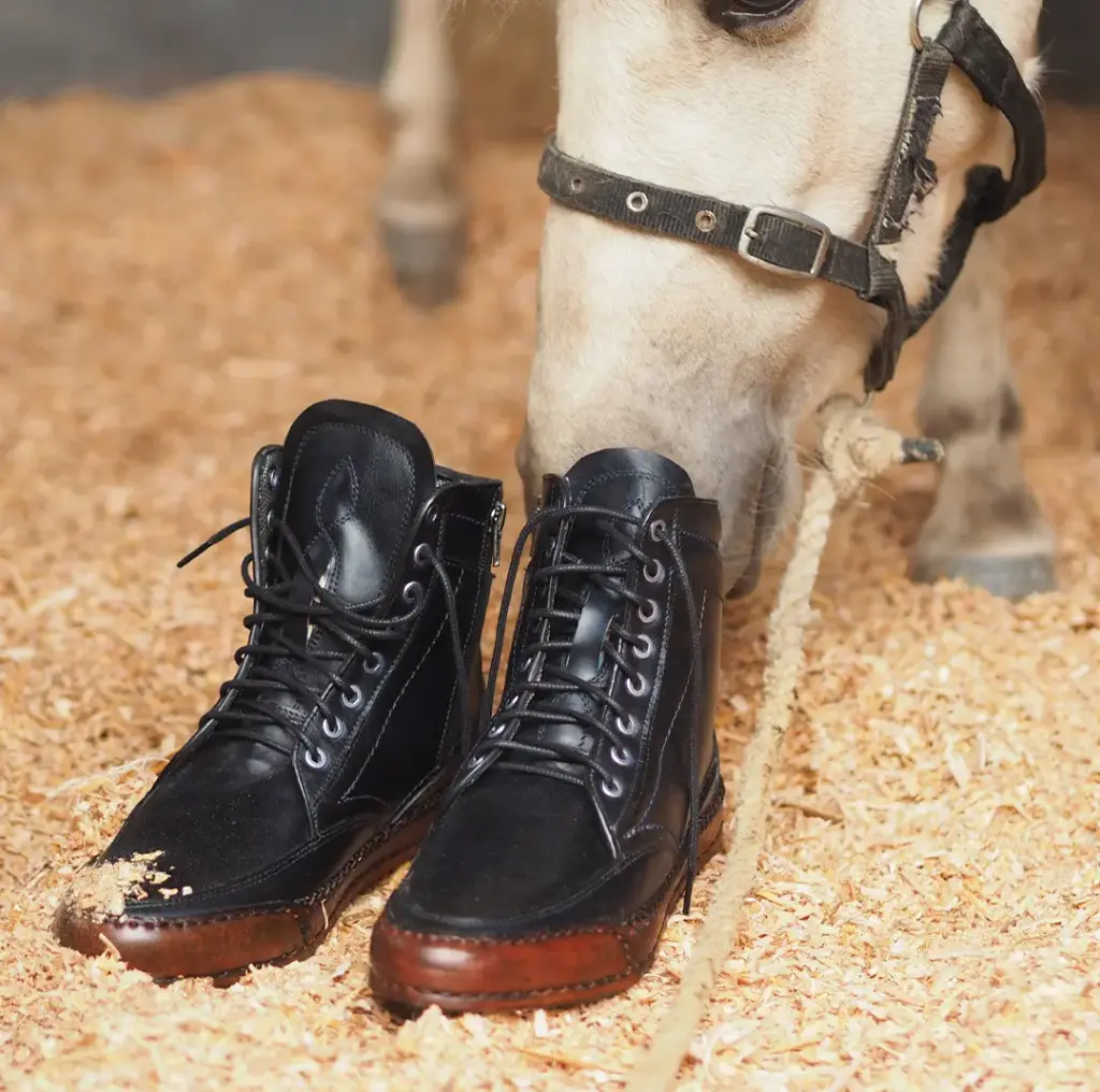 Azure Patina High-Top - Luxury Heritage