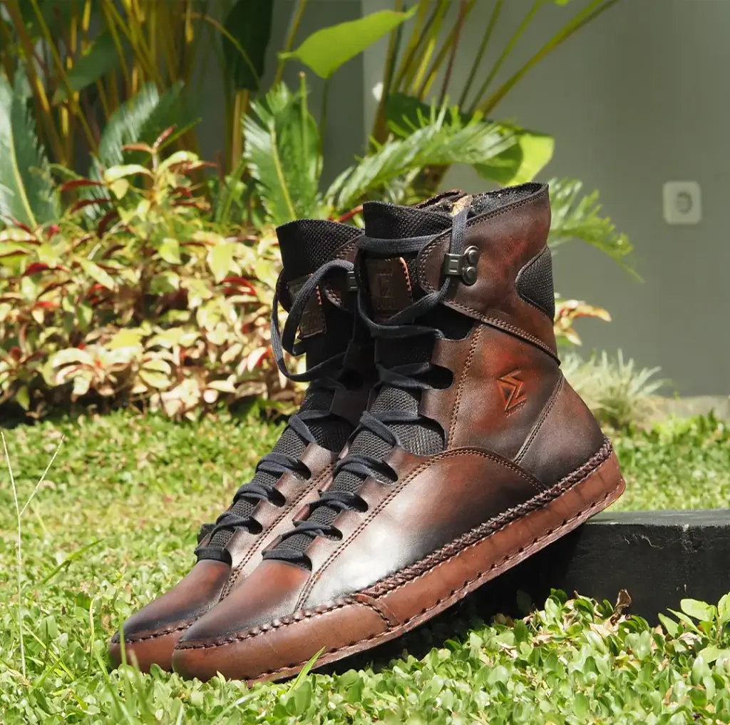 Damatch Ember-Shadow High-Top - Artisanal Performance