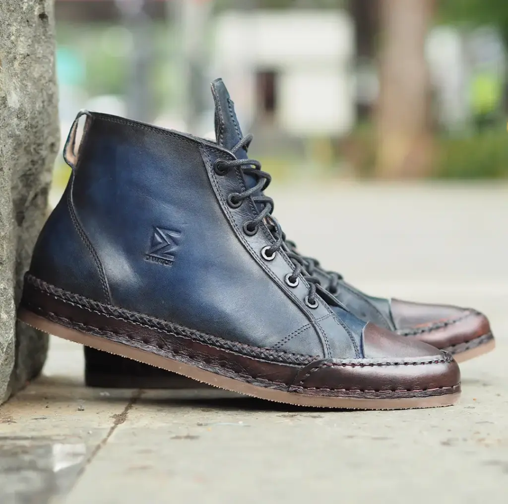 Damatch Midnight Indigo - Artisanal Azure Boot