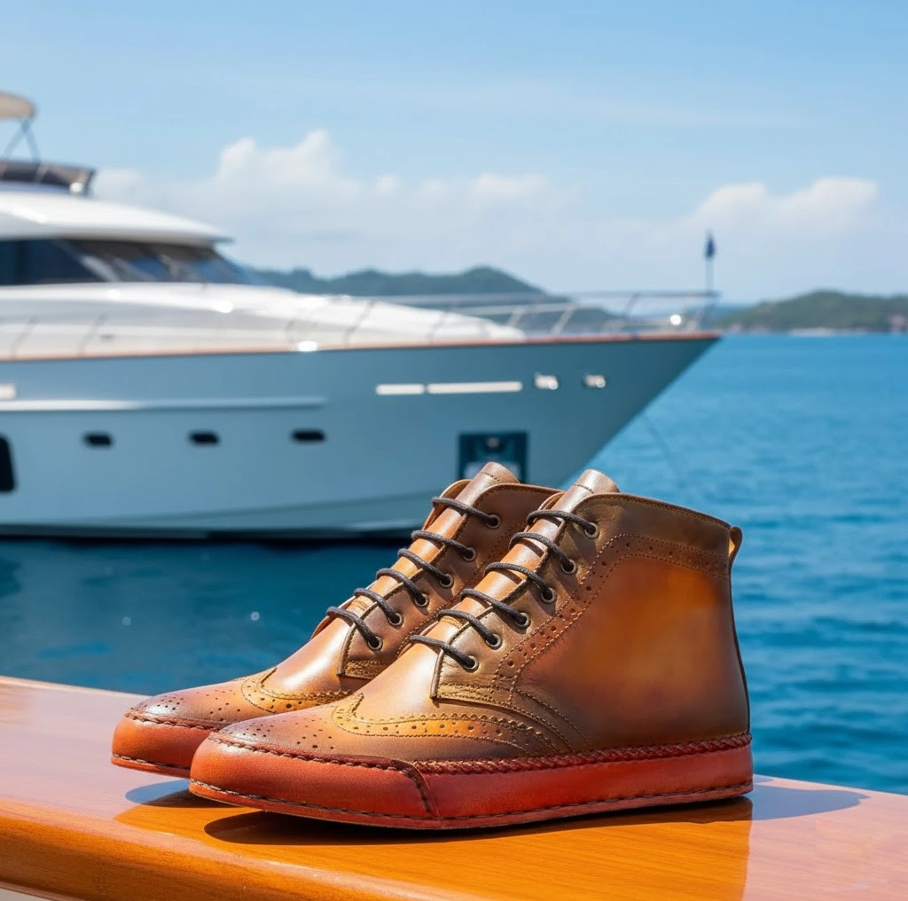 Damatch Sunburst Wingtip - Artisanal Heritage Boot