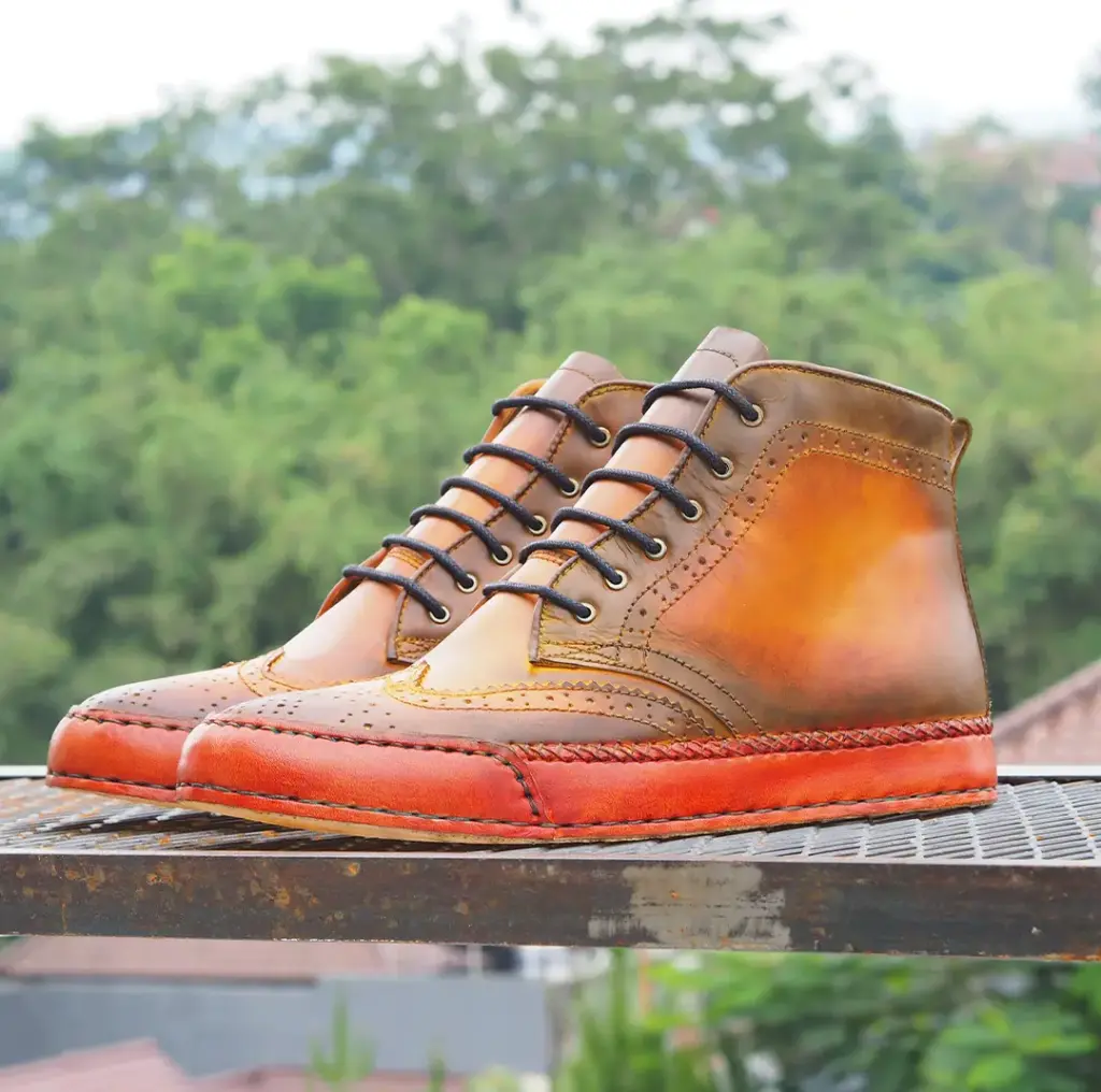 Damatch Sunburst Wingtip - Artisanal Heritage Boot