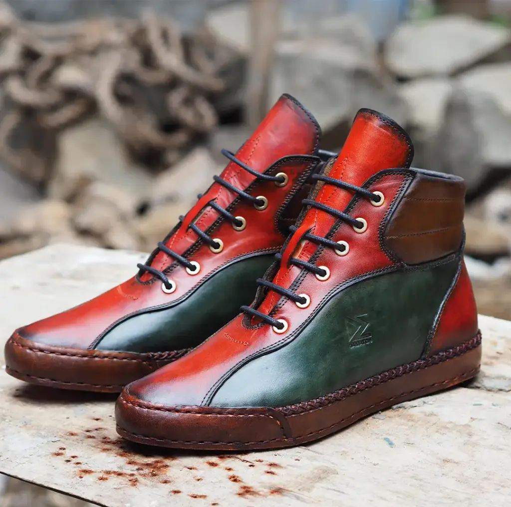 Damatch Forest Fire - Artisanal High-Top Heritage