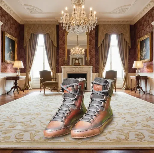 Damatch Ember-Shadow High-Top - Artisanal Performance